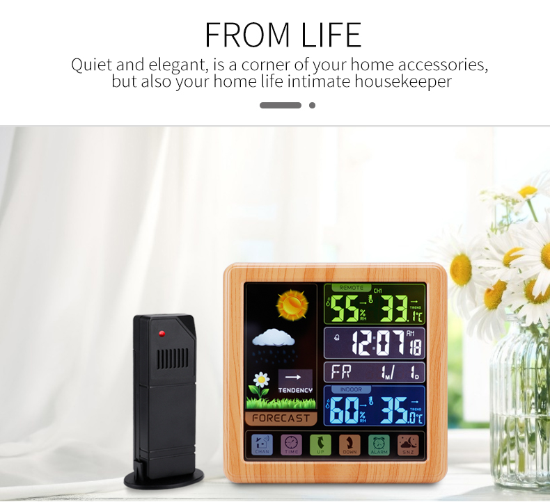 AGSIVOWirelessTouchScreenDigitalWeatherStationAlarmClockIndoorOutdoorThermometerHumidityDisplayWithA-1998548-13