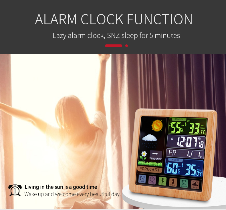 AGSIVOWirelessTouchScreenDigitalWeatherStationAlarmClockIndoorOutdoorThermometerHumidityDisplayWithA-1998548-10