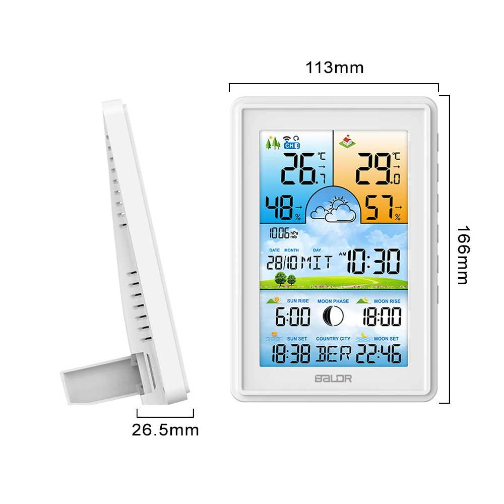 BALDRWirelessWeatherStationAlarmClockDigitalTemperatureHumidityMeterColorfulBarometerForecastMoonPha-2007676-15