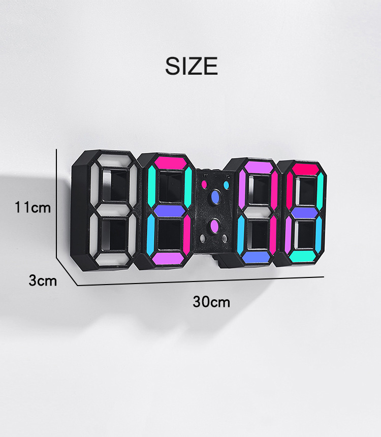 Digital3DWallAlarmClockWall-mountedDecorativeElectronicDeskClockWithAdjustableLuminousModeDigitalAla-2006065-10