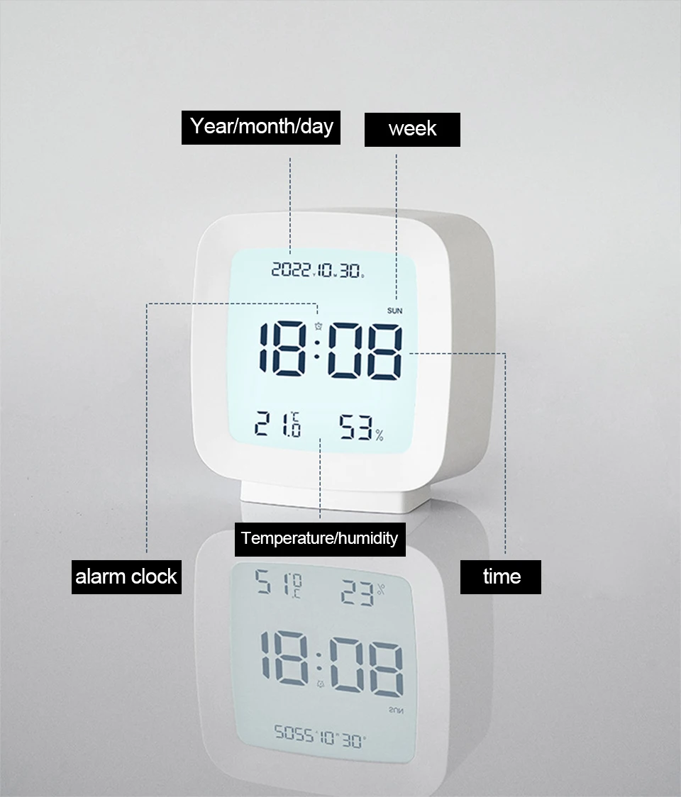 DigitalAlarmClock1224HElectronicAlarmClockVoice-activatedBacklightTemperatureHumidityNightlightTable-2005989-2