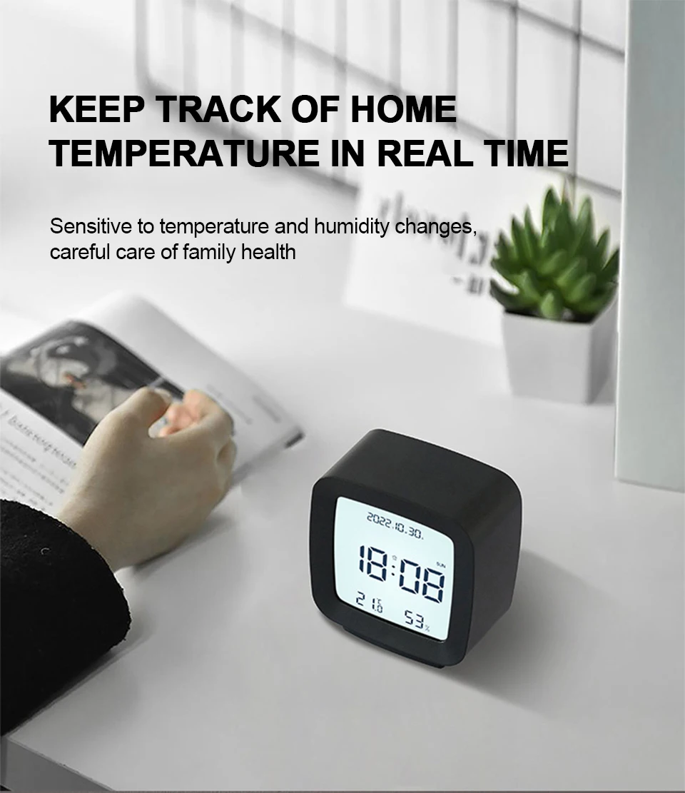 DigitalAlarmClock1224HElectronicAlarmClockVoice-activatedBacklightTemperatureHumidityNightlightTable-2005989-4