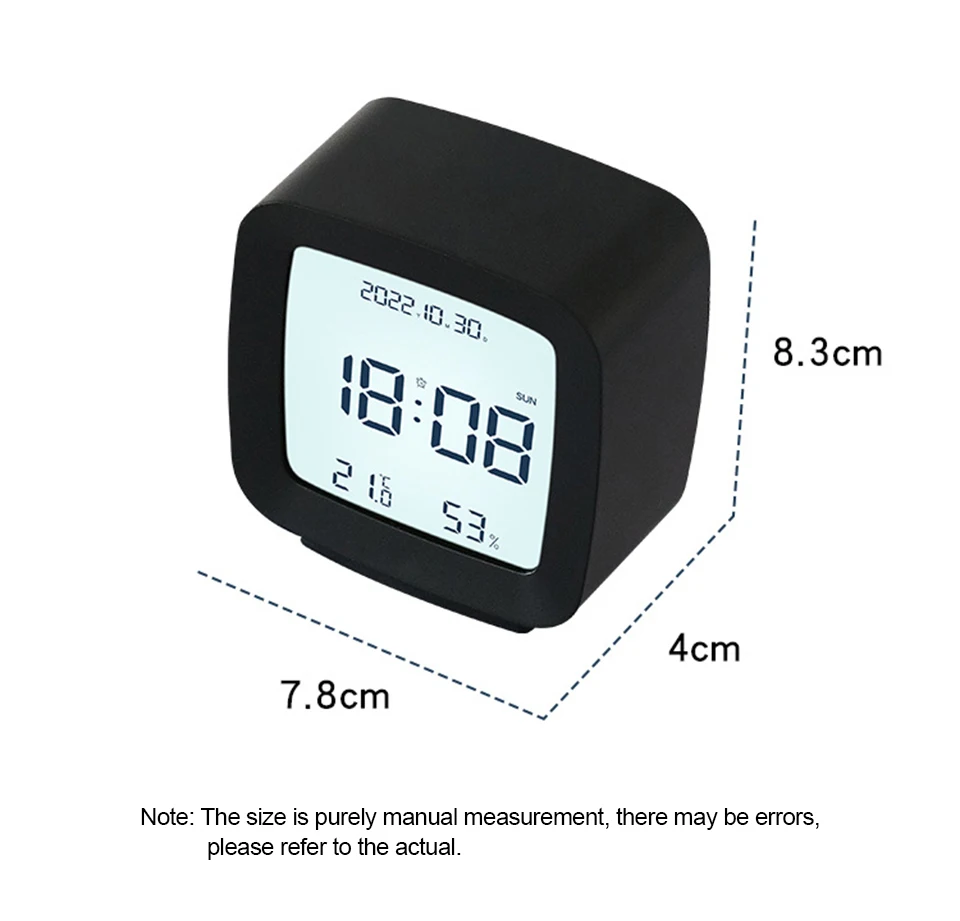 DigitalAlarmClock1224HElectronicAlarmClockVoice-activatedBacklightTemperatureHumidityNightlightTable-2005989-9