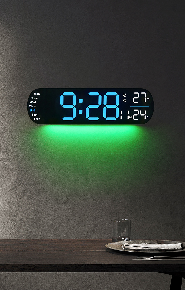 LEDDigitalAmbientLightWallClockRemoteControlElectronicMuteClockwithTemperatureHumitimyDateWeekDispla-2005988-1