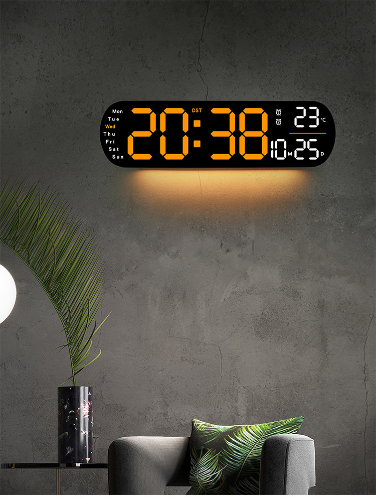LEDDigitalAmbientLightWallClockRemoteControlElectronicMuteClockwithTemperatureHumitimyDateWeekDispla-2005988-9