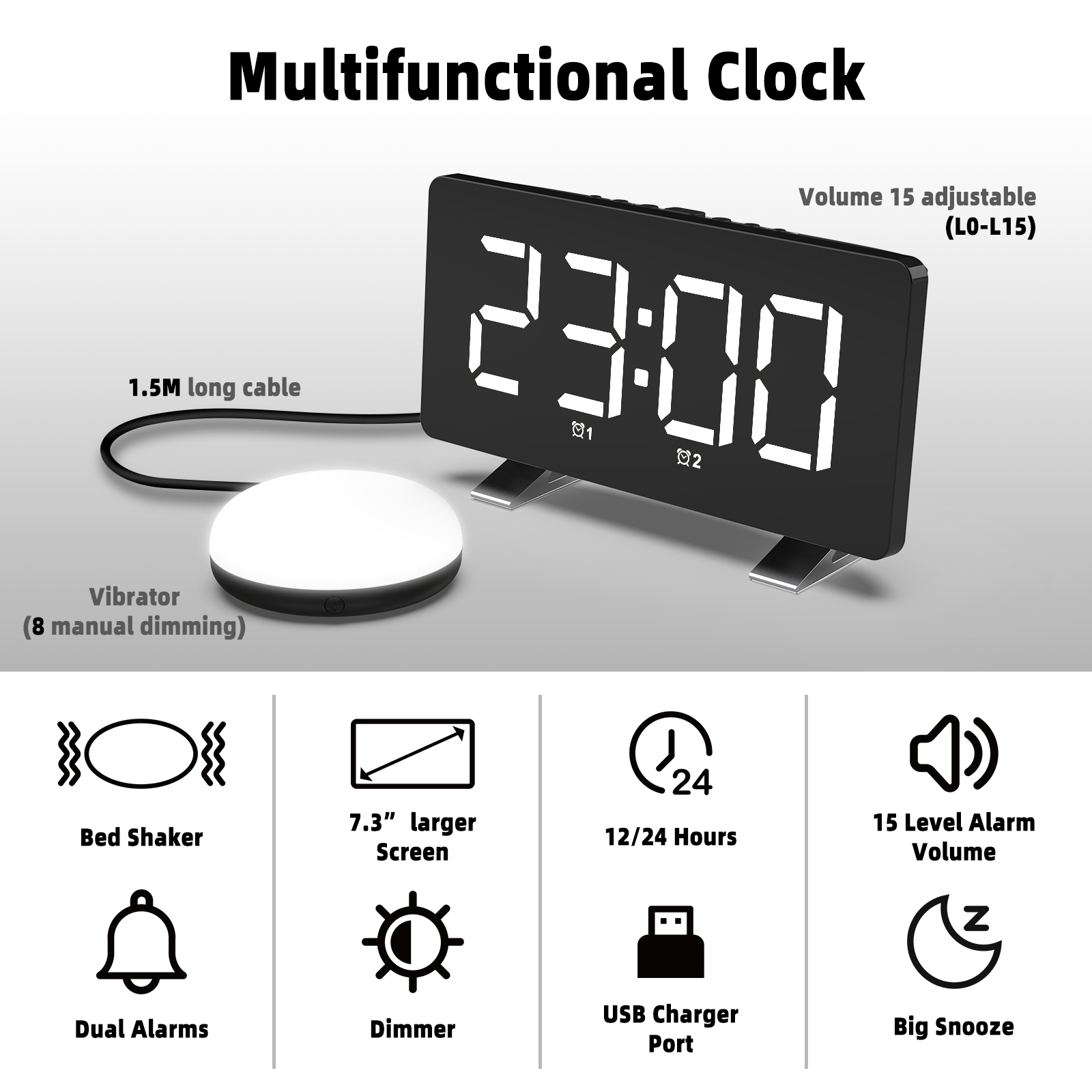 LEDMirrorDigitalAlarmClockUSBAutoBrightnessAdjustmentSnoozeModePowerOffMemoryStrongVibration-1982152-5