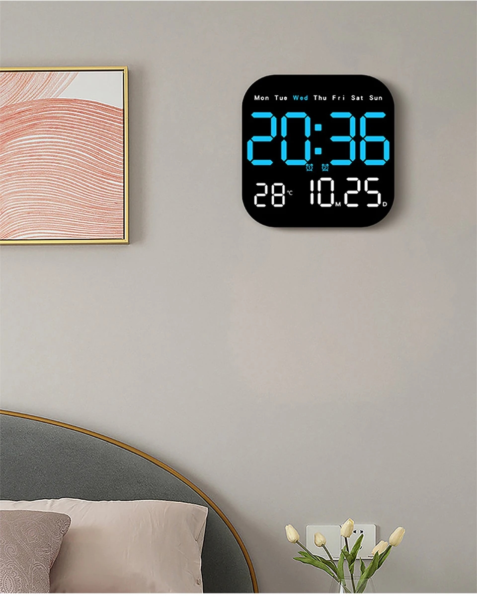 LEDWallClockWithRemoteControlDisplayTemperatureTimeWeekAndDateFashionLivingRoomDesktopAlarmElectroni-2005986-13