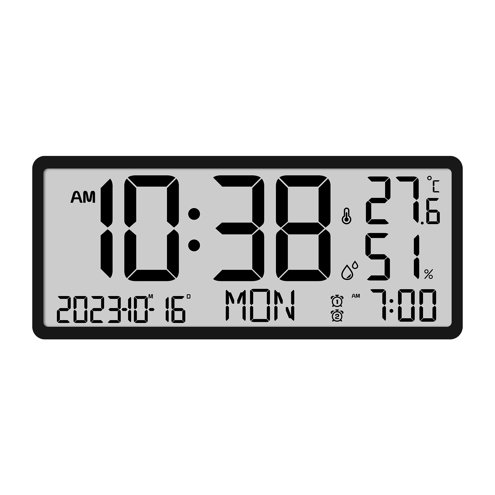 LargeLCDDigitalWallClockTemperatureHumidityDisplayAlarmClockHangingDesktopDigitalClockPluggedinElect-2010038-11