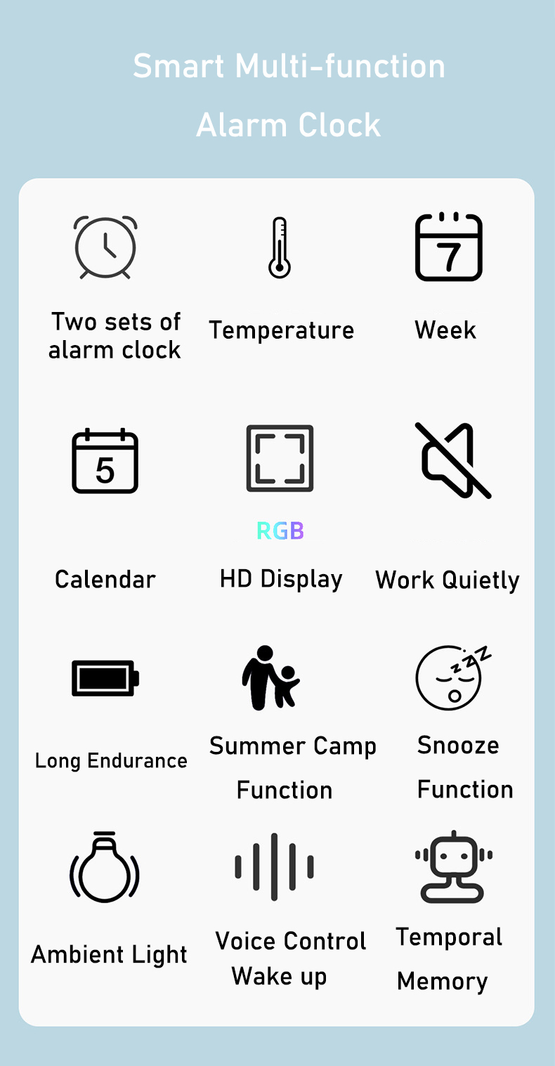 Mlti-functionCreativeBookAmbientLightRGBDigitalAlarmClockVoiceControlSenorSnoozeFunctionTemperatureD-2006072-2