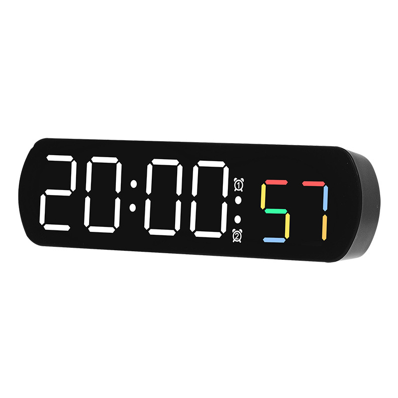 Multi-functionLEDAlarmClockWithTemperatureJumpingSecondsDisplayCountUpandCountDownBedsideClock1224HL-2005590-7