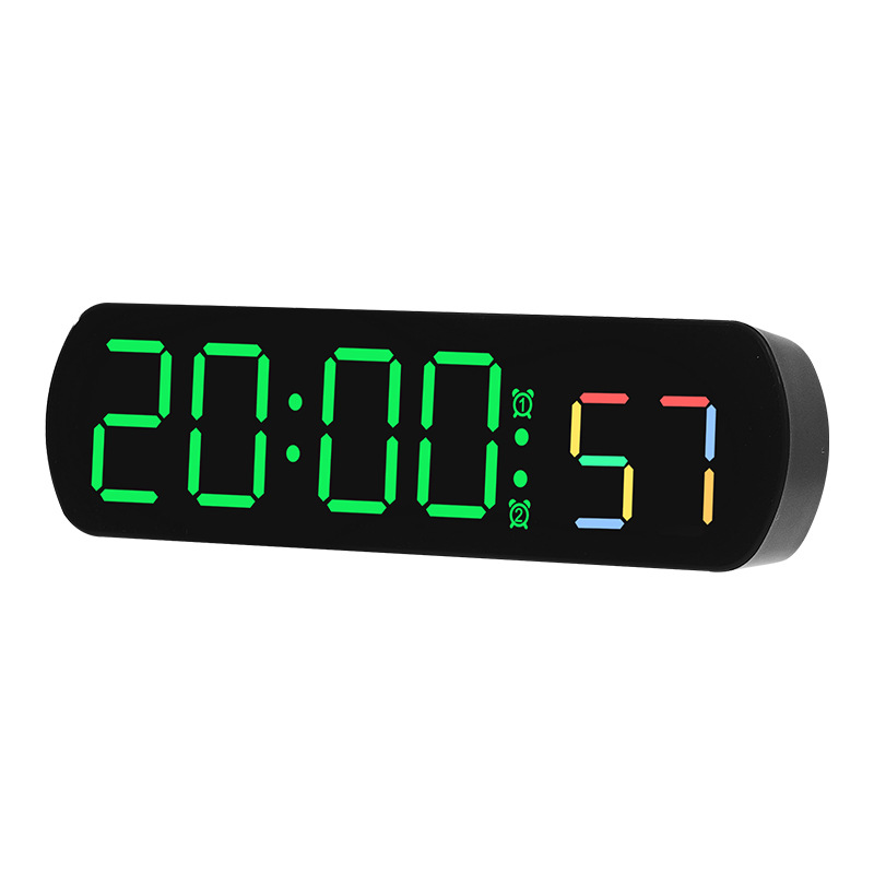 Multi-functionLEDAlarmClockWithTemperatureJumpingSecondsDisplayCountUpandCountDownBedsideClock1224HL-2005590-8