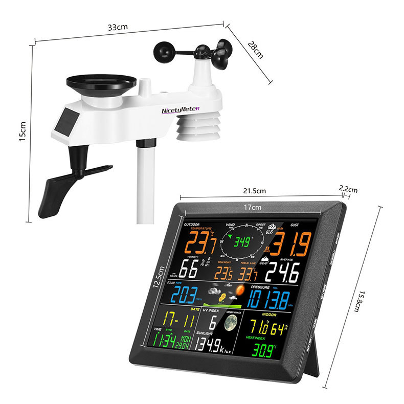 NicetyMeter03207In1WifiWirelessWeatherStationClockIndoorOutdoorThermometerHygrometerwithOutdoorSenso-2001292-11