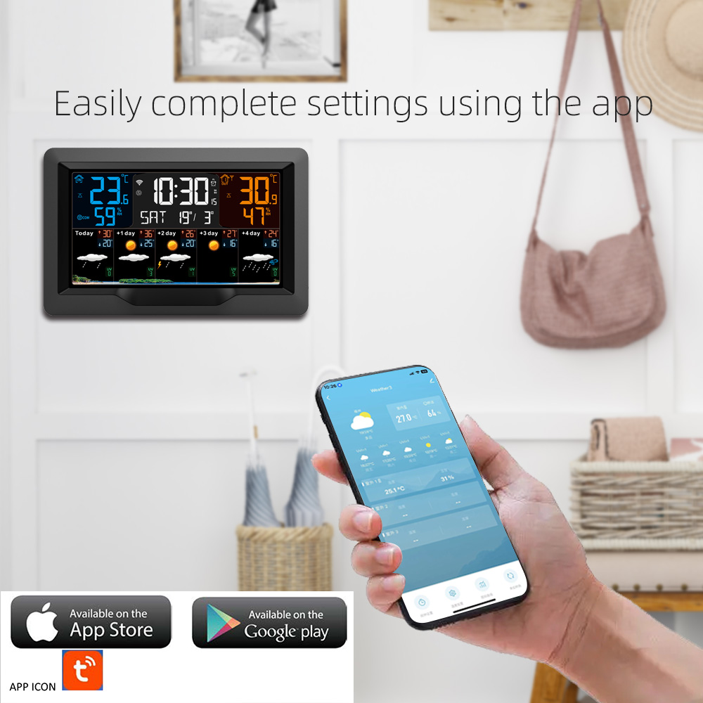 TuyaSmartWiFiWeatherClockwithTuyaSmartConnectivityIndoorOutdoorTemperatureHumidityMonitorDigitalAlar-2004280-11