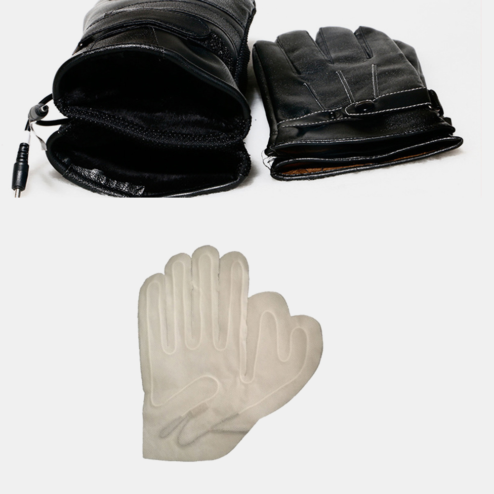 UnisexUSBChargingHeatingOutdoorWinterElectricCarRidingKeepWarmWaterptoofWindproofLeatherGloves-1755341-10