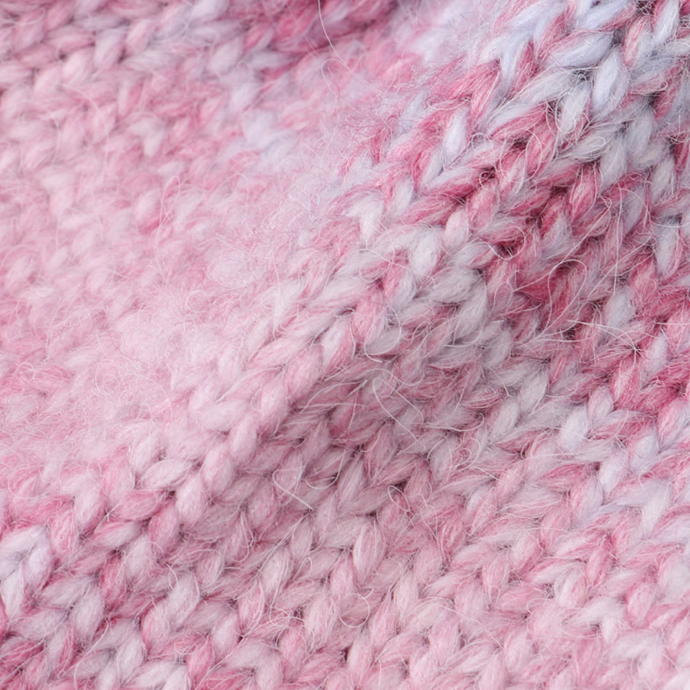 WomenMixedColorKnittedTie-dyeGradientColorVintageFashionWarmthBrimlessBeanieHat-1924621-3