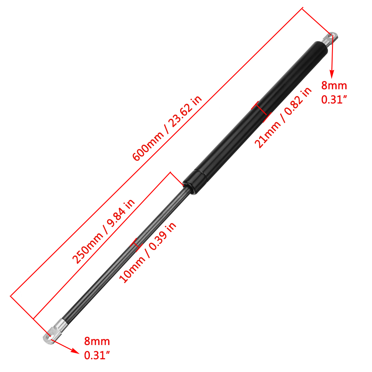 600mmUniversalCarGasStrutsSpring550N650N750N900NTrunkTailgateBonnetHood-1961520-4