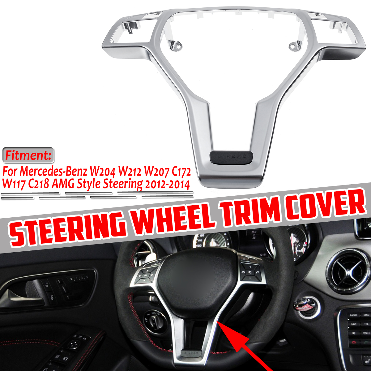 AMGStyleSteeringWheelTrimReplacementCoverForMercedesCECLACLASS2012-201409946400139107-1725995-1