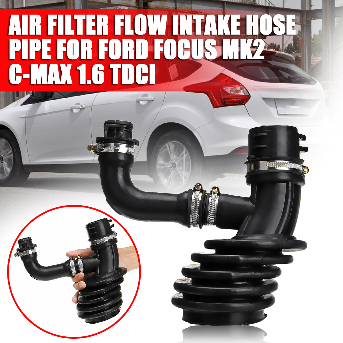 AirFilterFlowIntakeHosePipeForFordFocusMK2C-Max16TDCI-1657205-4