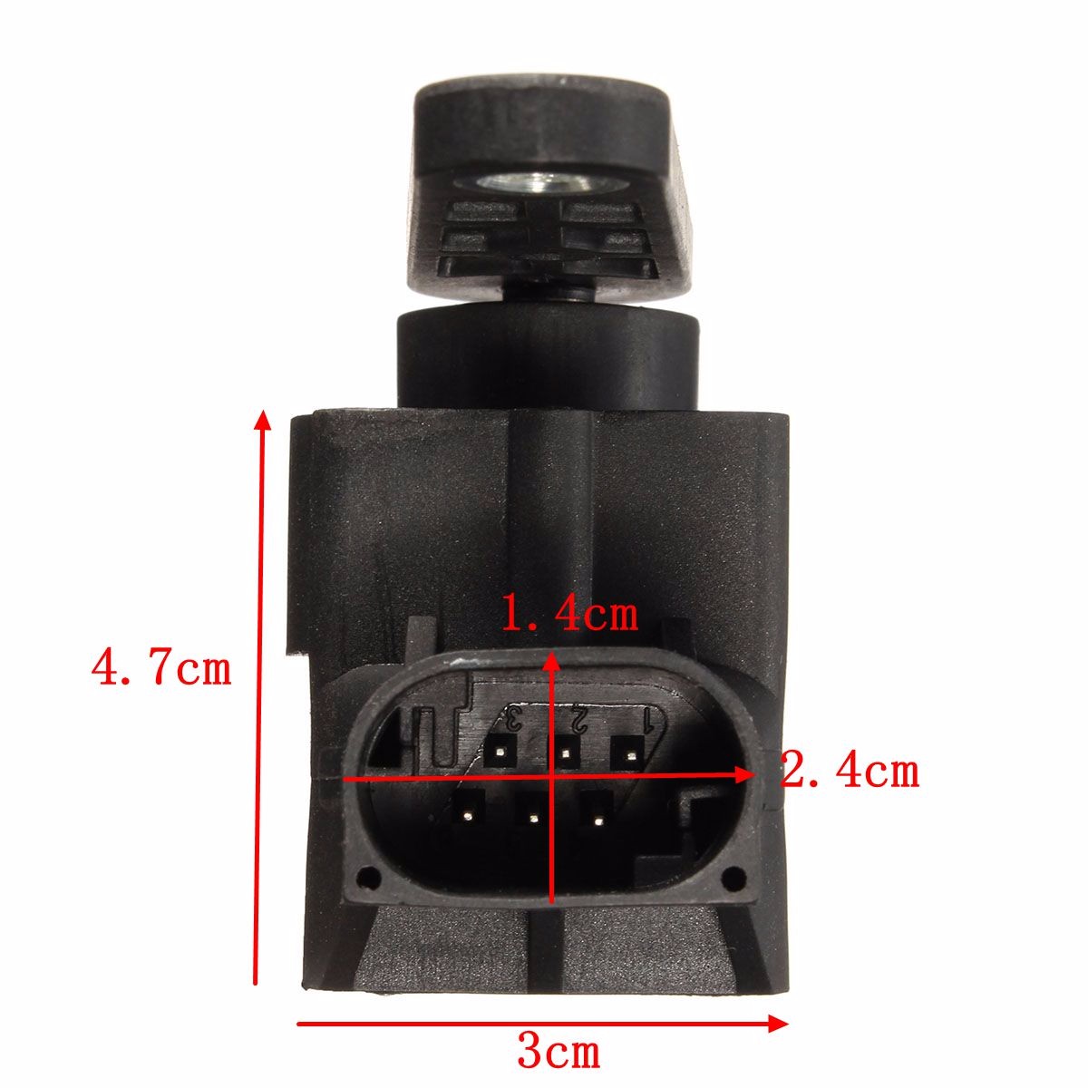 BlackXenonCarHeadlightLevelControlSwitchSensorforAUDITTA3A4S6A6VWBettleBoraPassat4B0907503-1540552-2