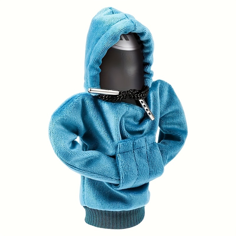 CarGearShiftCoverMiniHoodieShiftKnobCoverFashionableMiniHoodedSportsShirtManualHandleWinterWarmGearK-2006187-16