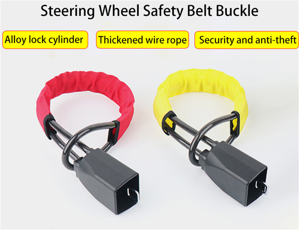 CarSteeringWheelSteelLockSeatBeltAnti-theftLockWith2KeysAnti-theftDeviceEasyInstallationFitsMostCars-1984637-1