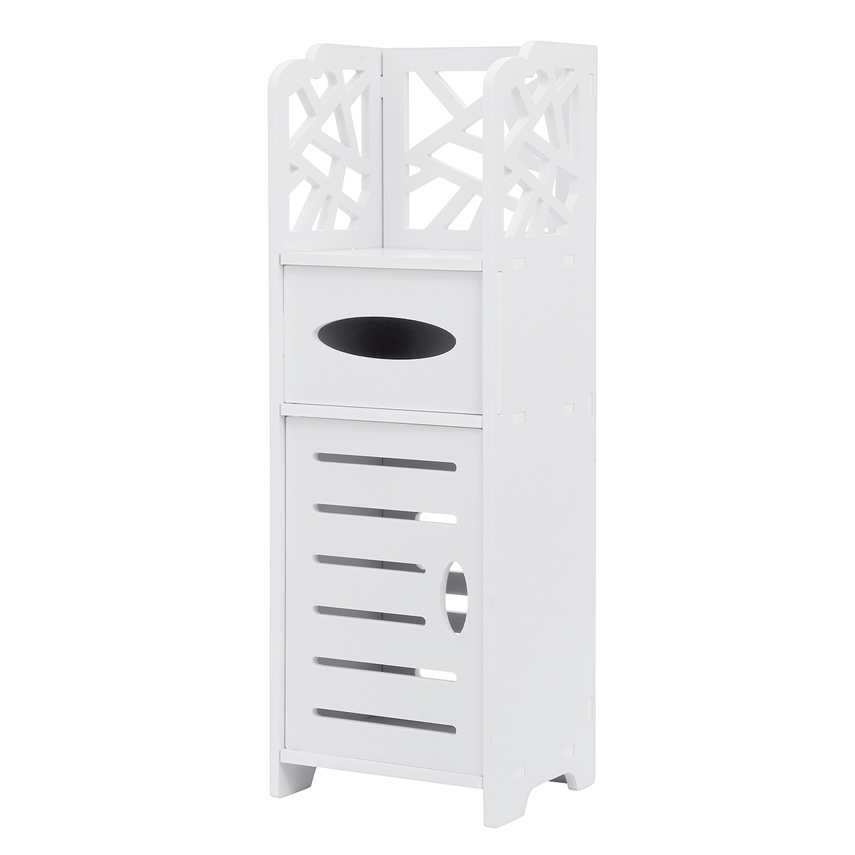 BathroomToiletStorageCabinetOrganizerStandingRackBedroomCupboardHolder-1949198-15