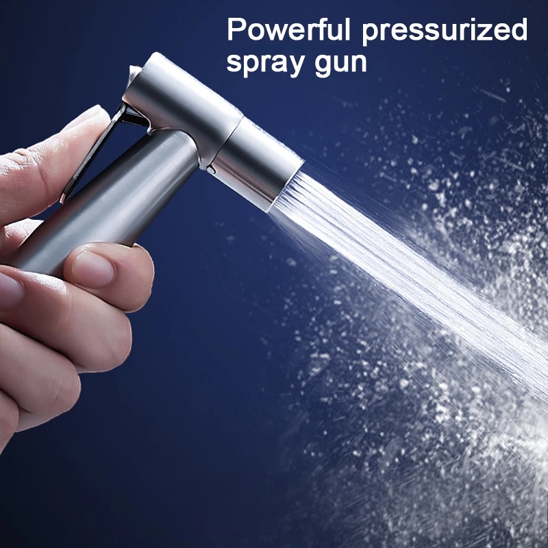 HandheldBidetSprayerSetStainless304SteelSprayGunShowerHandheldToiletBidetFaucetSprayerShowerNozzleSe-2006073-2