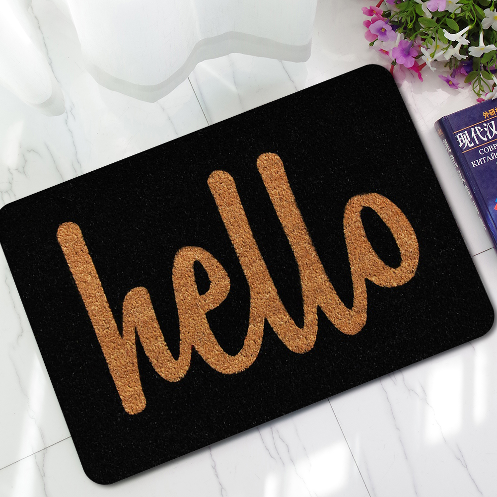 HonanaBM-171WordsDecorBathroomDoormatRubberAnti-SlipShowerToiletMatsBathroomFloorRug-1148466-1
