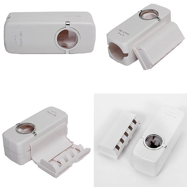 HonanaBX-421WallMountedAutomaticToothpasteDispenserWithFiveToothbrushHolderSetBathroom-43617-8