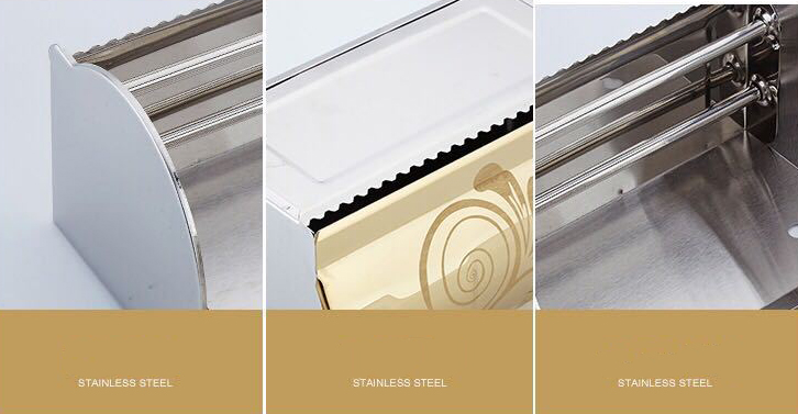 HonanaBXHonanaStainlessSteelToiletRollPaperHolderDull-packPaperShelfHolderRack-1298542-2
