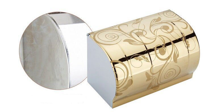HonanaBXHonanaStainlessSteelToiletRollPaperHolderDull-packPaperShelfHolderRack-1298542-3