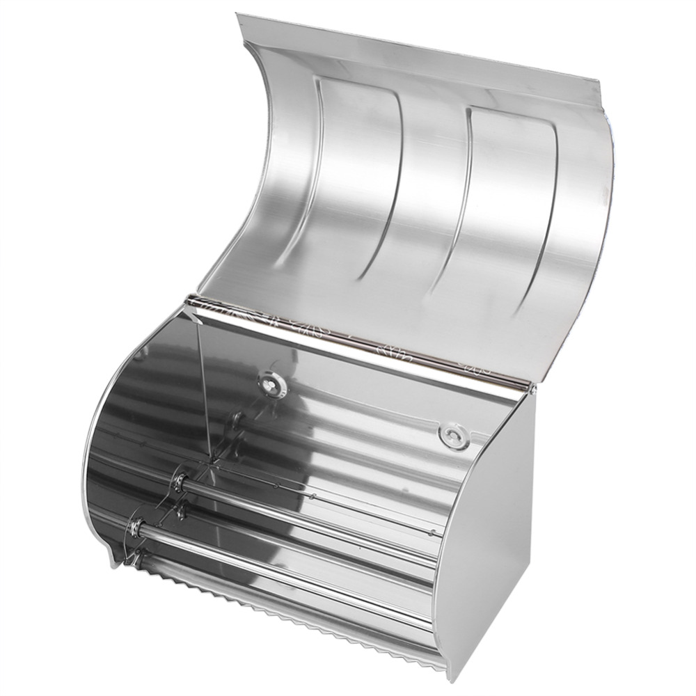 HonanaBXHonanaStainlessSteelToiletRollPaperHolderDull-packPaperShelfHolderRack-1298542-4
