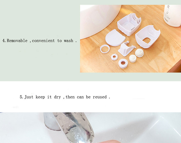 HonanaBXPlasticBathroomAutomaticToothpasteSqueezerHomeToothpaste-1312403-12