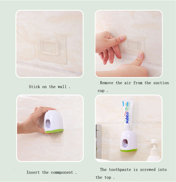 HonanaBXPlasticBathroomAutomaticToothpasteSqueezerHomeToothpaste-1312403-3