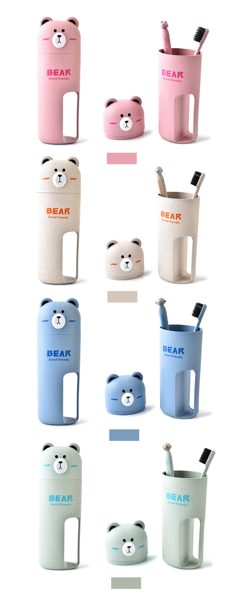 HonanaCuteBearTravelPortableToothbrushHandleCupDesign4ColorOptionsOrganizerStorageBox-1295947-6
