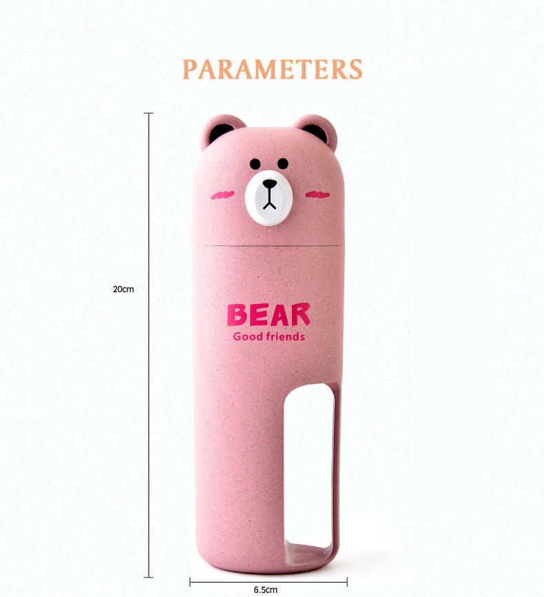 HonanaCuteBearTravelPortableToothbrushHandleCupDesign4ColorOptionsOrganizerStorageBox-1295947-7
