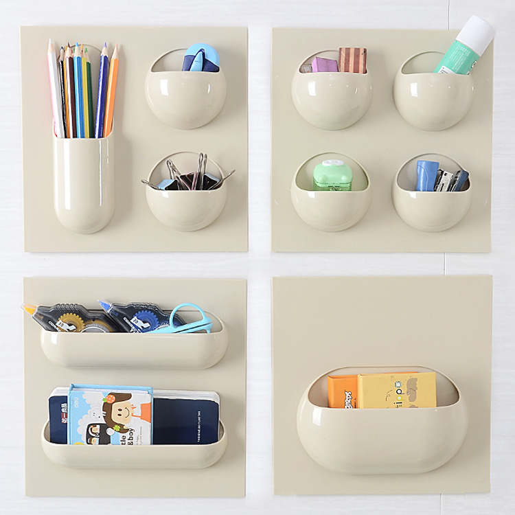 SeamlessBathroomToothbrushHolderBathShaverOrganizerPasteHanger-1116763-1