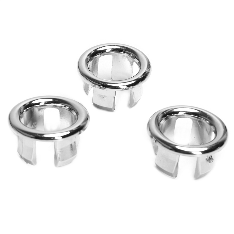 SinkRoundRingOverflowSpareCoverTidyChromeTrimBathroomCeramicBasinOverflowRing-1302804-1
