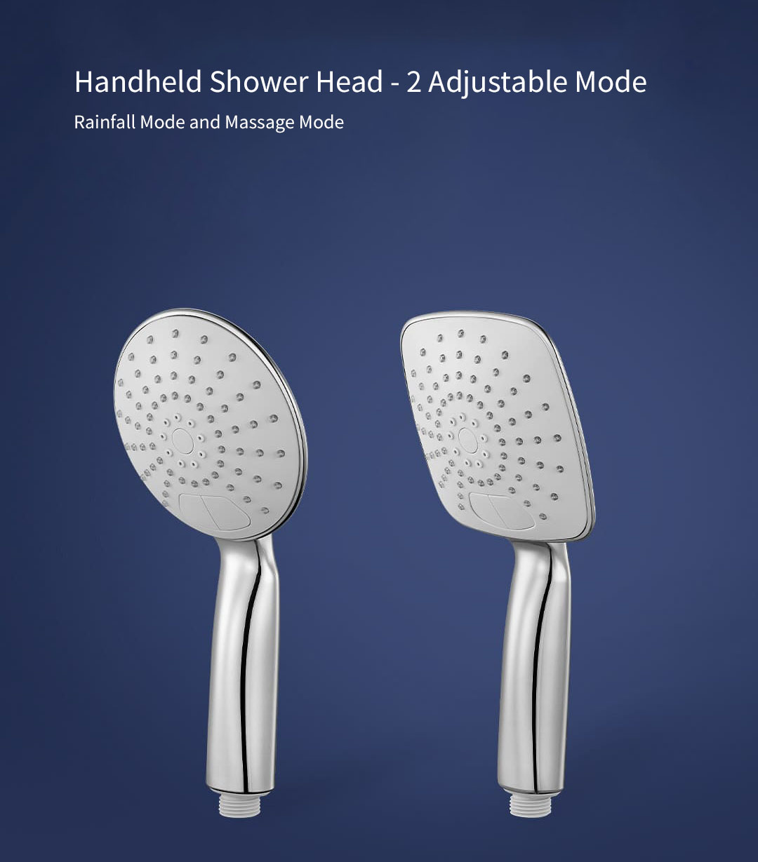 SubmarineHS105BathroomHandheldPressurizedShowerHead3ModeAdjustableSPAMassageRainfallSpraySiliconeWat-1673268-6