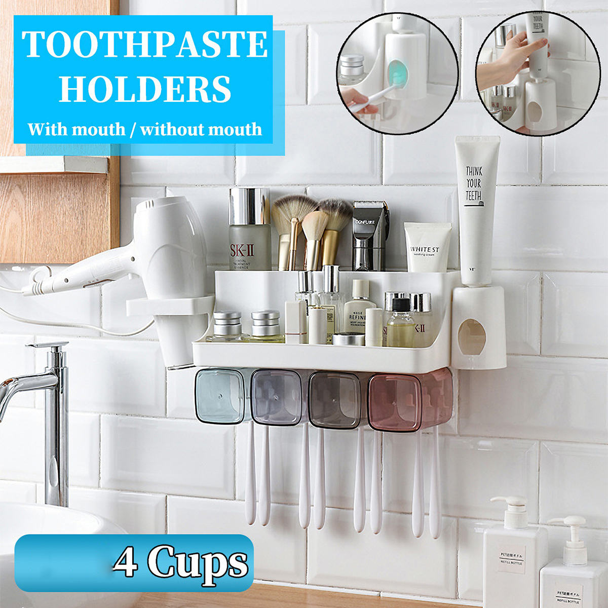 ToothpasteHoldersToothbrushRackWall-MountedSpace-SavingToothbrushToothpasteSqueezerKitWithToothpaste-1801949-1