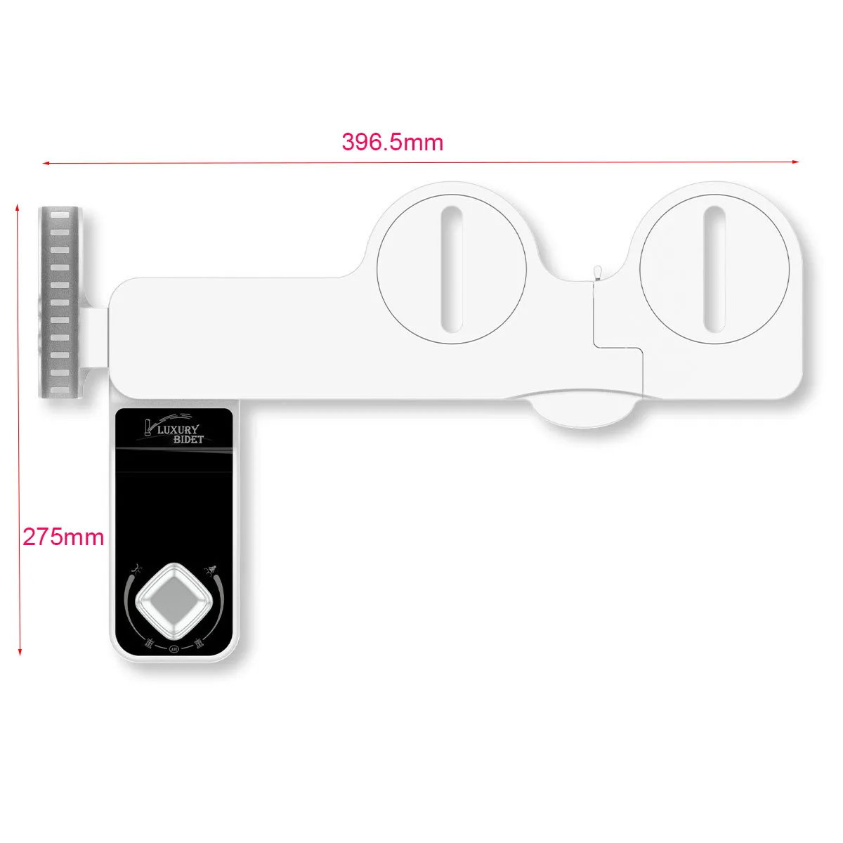 Ultra-SlimSeatAttachmentAdjustableWaterPressureButtBidetToiletWithMobilePhoneStorageRackDoubleNozzle-2007333-6