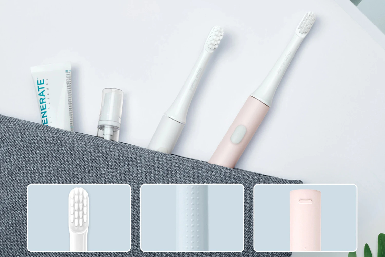 XiaomiMijiaT100SonicElectricToothbrushRechargeableIPX7Waterproof16500rpmHighFrequencyVibration30Days-2015205-7