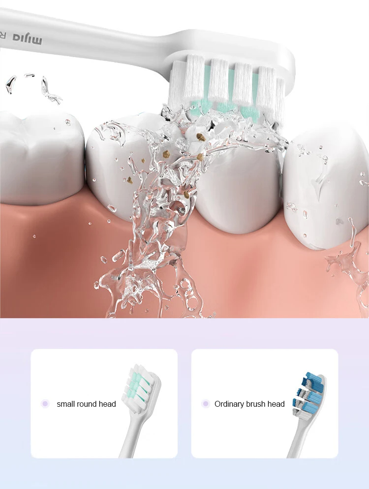 XiaomiMijiaT200T200CSonicElectricToothbrushIPX7Waterproof31000VibrationsperMinutewithDualCleaningMod-2015204-17