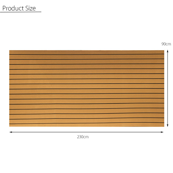 90x230cmSelf-AdhesiveEVA6mmFauxFoamTeakSheetBoatDecking-1148367-1