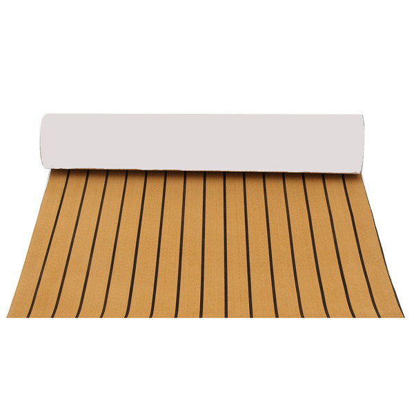 90x230cmSelf-AdhesiveEVA6mmFauxFoamTeakSheetBoatDecking-1148367-4