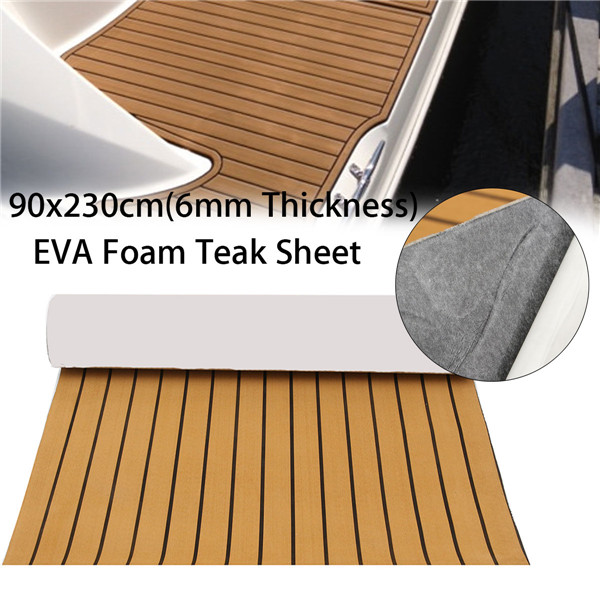 90x230cmSelf-AdhesiveEVA6mmFauxFoamTeakSheetBoatDecking-1148367-10