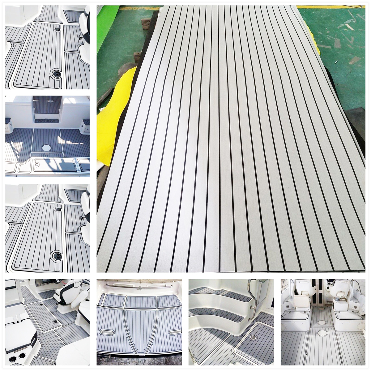 ELuto2400x900x6mmMarineFlooringFauxTeakEVAFoamBoatDeckingSheetGray-1194524-4