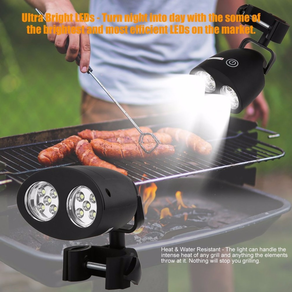 10LEDBBQGrillBarbecueSensorLightOutdoorWaterproofHandleMountClipCampLampDC45V-1257898-1