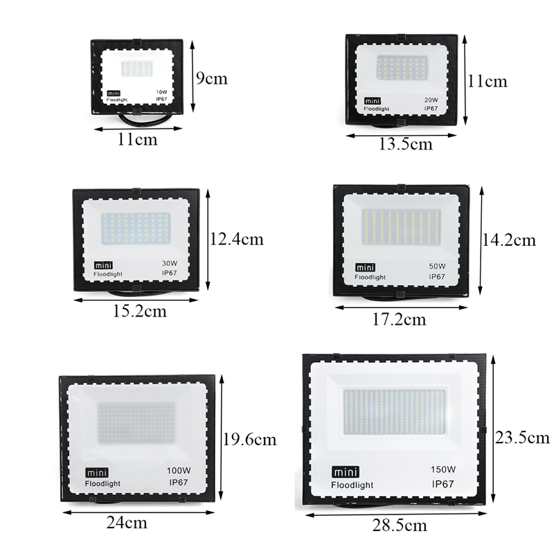 10W-150W6000-6500KLEDFloodlightSpotLightIP67WaterproofOutdoorYardParkLampEmergencyLantern-1549513-4