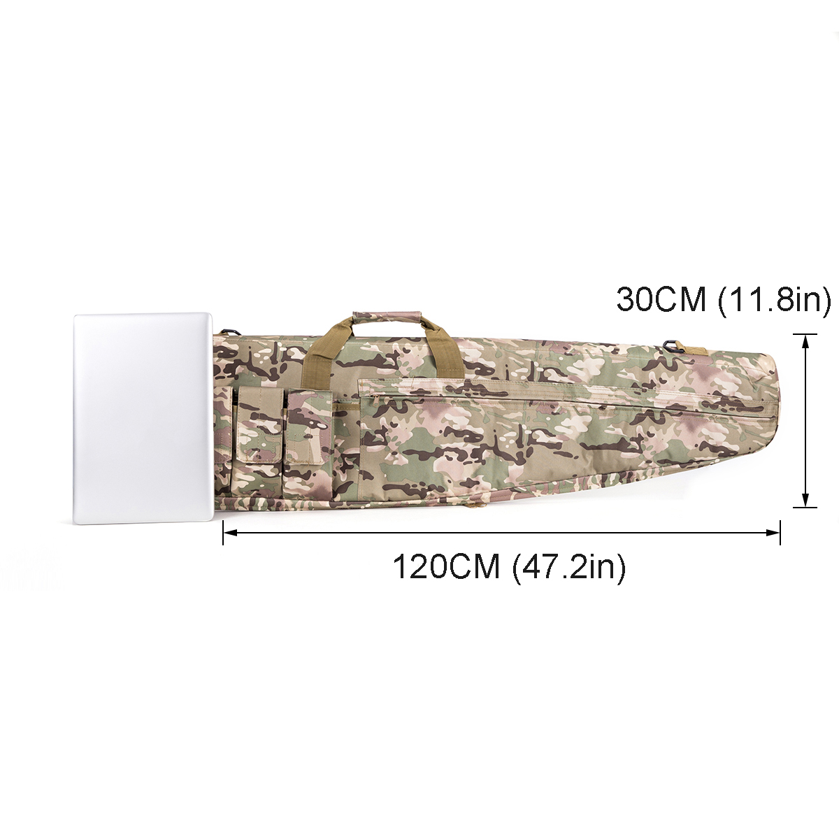 120X30X5CMTacticalBagHeavyDutyHikingClimbingHuntingShootingCarryCaseBagShoulderBag-1674190-3